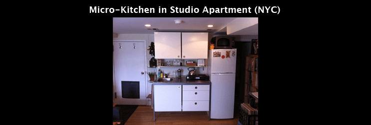 micro kitchen in nyc studio